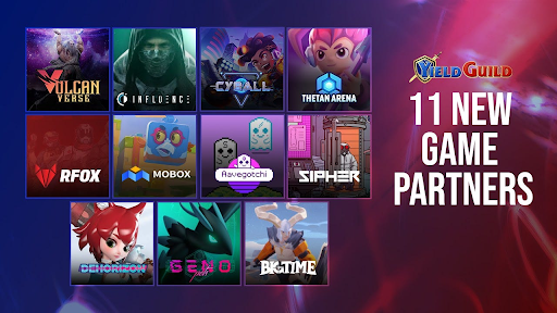 Several examples of game <> guild partnerships